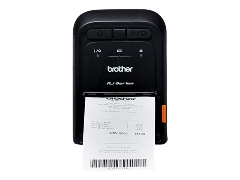 Brother RJ-2055WB DT 2” Mobil kvitteringsskriver USB/BT/WiFi/NFC