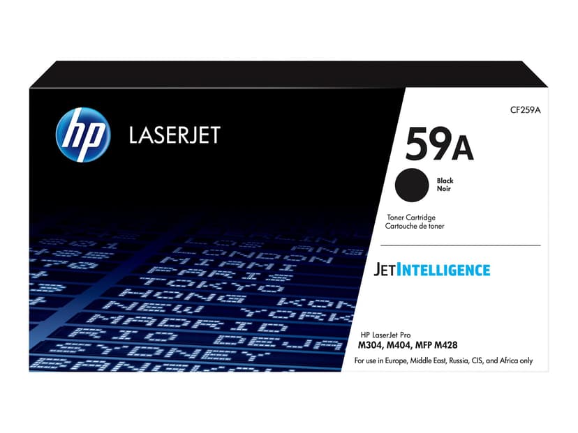 HP Toner Svart 3K 59A - LJ M404