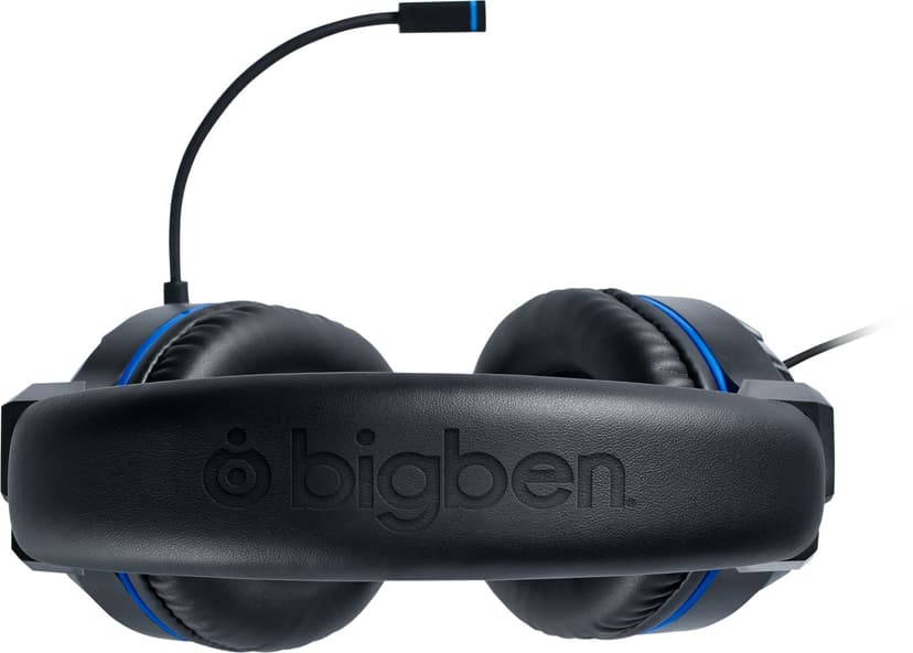 Big Ben Bigben Interactive PS4OFHEADSETV3 kuulokkeet ja kuulokemikrofoni Langallinen Pääpanta Pelaaminen Musta, Sininen Stereo Musta, Sininen
