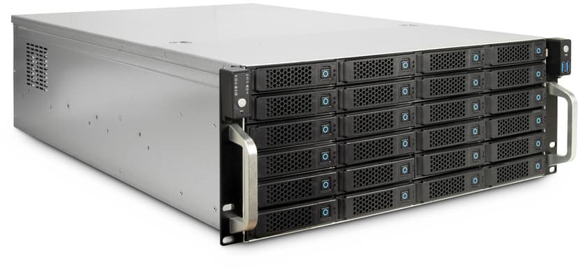 Inter-Tech 4U 4724 24-Bay Storage kabinet