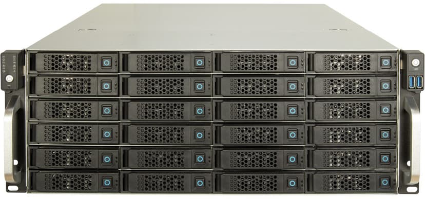 Inter-Tech 4U 4724 24-Bay Lagringschassis