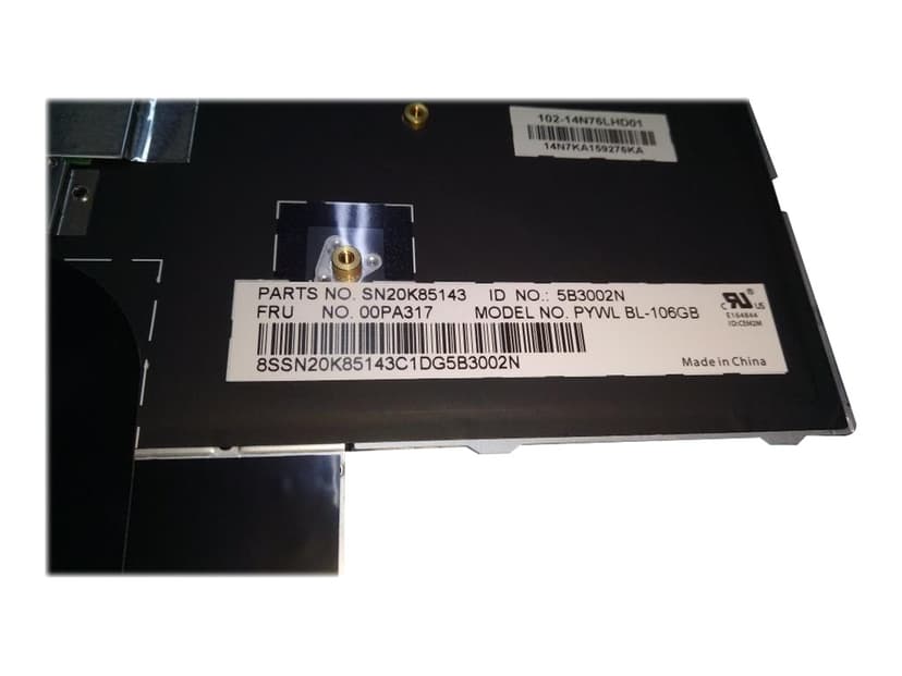 Lenovo 00PA317 reservdelar bärbara datorer Tangentbord