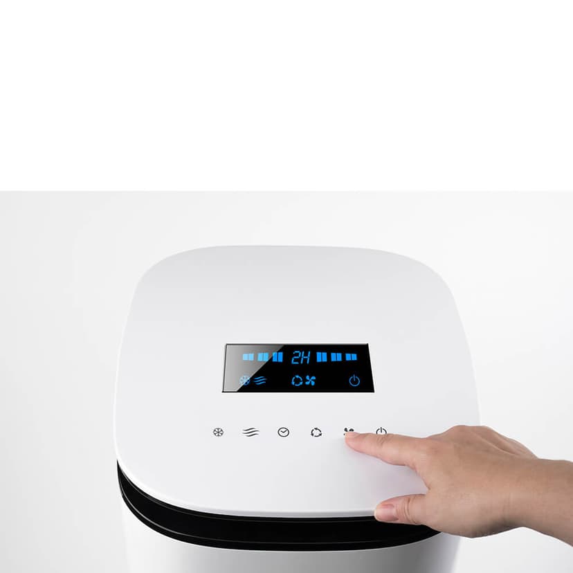 Black & Decker BXAC7E Luftkylare LED Display Vit