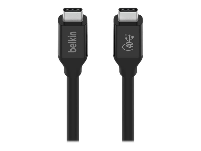 Belkin Connect USB4 kabel 100W 0.8m. USB C USB C Sort