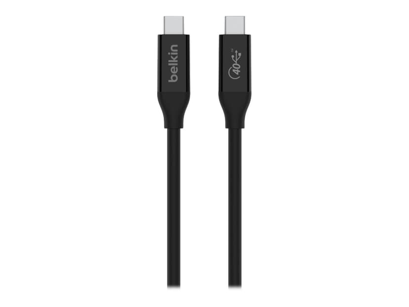 Belkin Connect USB4 kabel 100W 0.8m. USB C USB C Sort