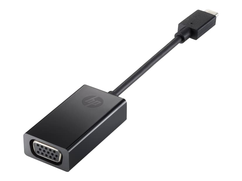 HP Extern videoadapter 0.076m VGA USB-C Svart