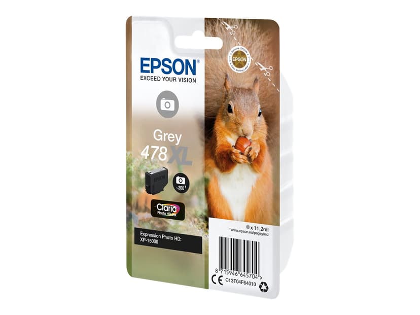 Epson Bläck Grå 11.2ml 478XL