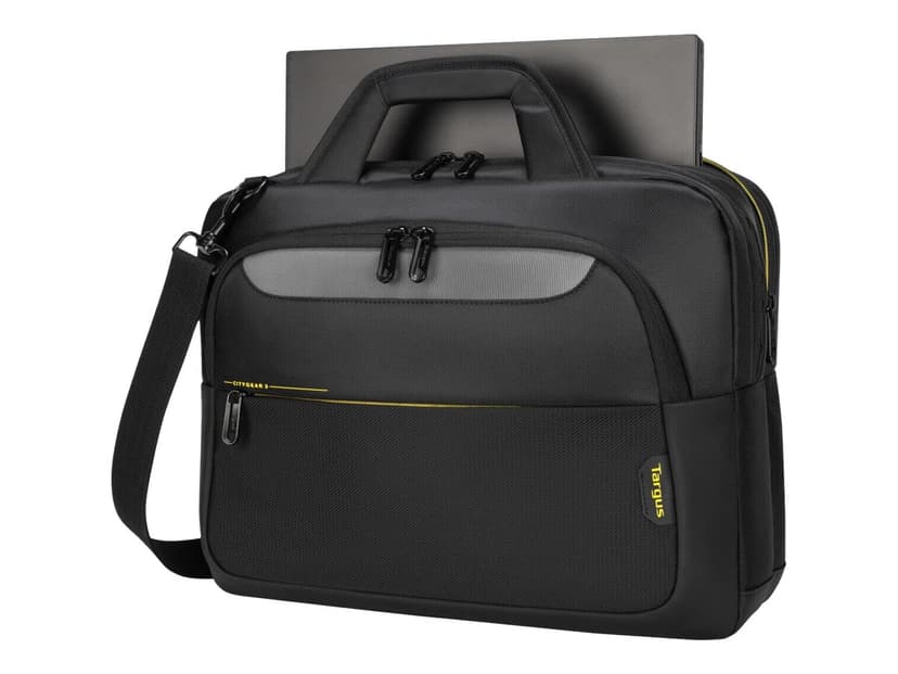 Targus CityGear Topload Laptop Case 14" Polyester, Polyurethan Sort