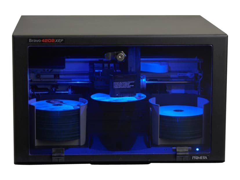 Primera Bravo 4202 XRP disc publisher 100 schijven USB 3.2 Gen 1 (3.1 Gen 1) Zwart