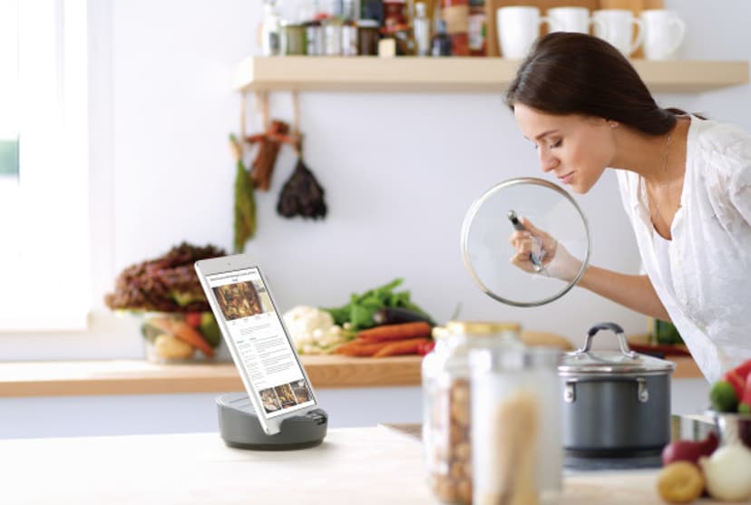 Durable Varicolor Tablet Base Holder Antracite