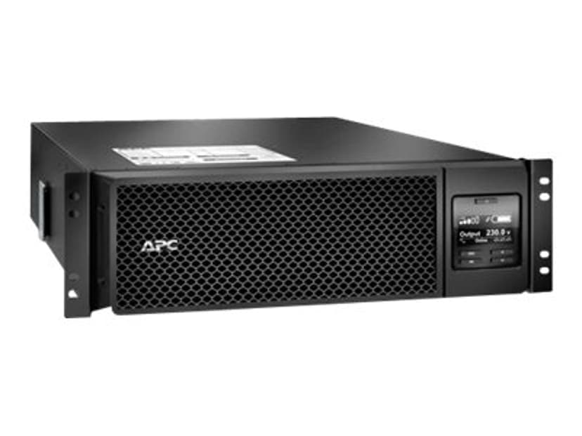 APC Smart-UPS On-Line SRT5KRMXLW-HW - 5000VA, hardwire 1 fase uitgang, rackmountable, Embedded NMC, 208V/230V
