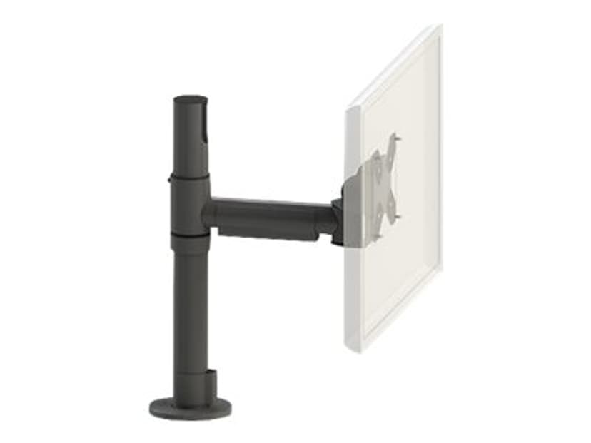 SpacePole Pole Mount Swing Arm VESA 75/100 Svart