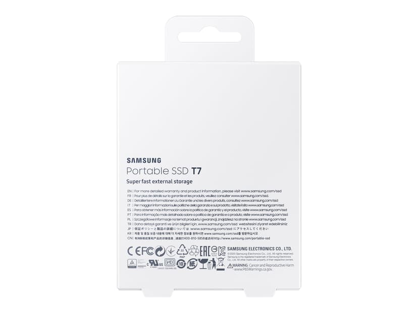 Samsung Portable SSD T7