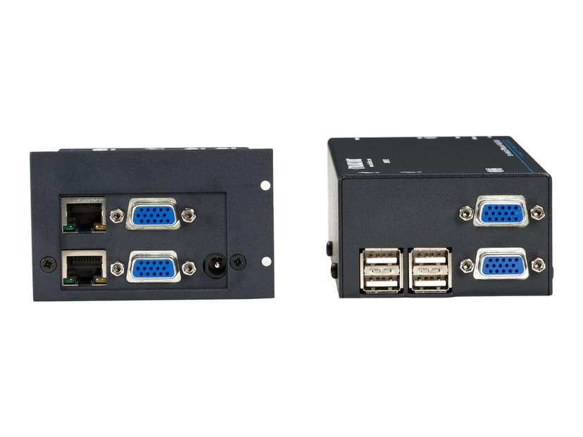 Black Box KVM Extender Over CATX - Dual VGA Audio USB 1.1