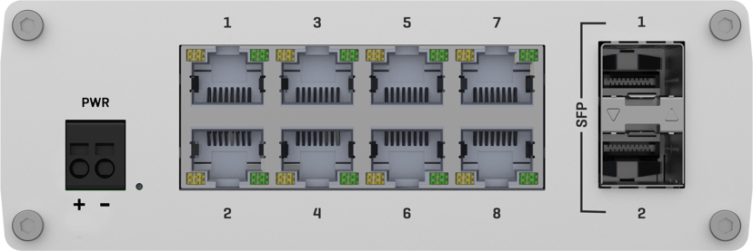 Teltonika TSW210 8-Portars Industriell Switch