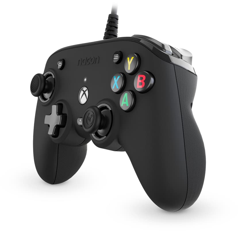Nacon Pro Compact Musta USB Pad-ohjain Xbox One, Xbox Series S, Xbox Series X Musta