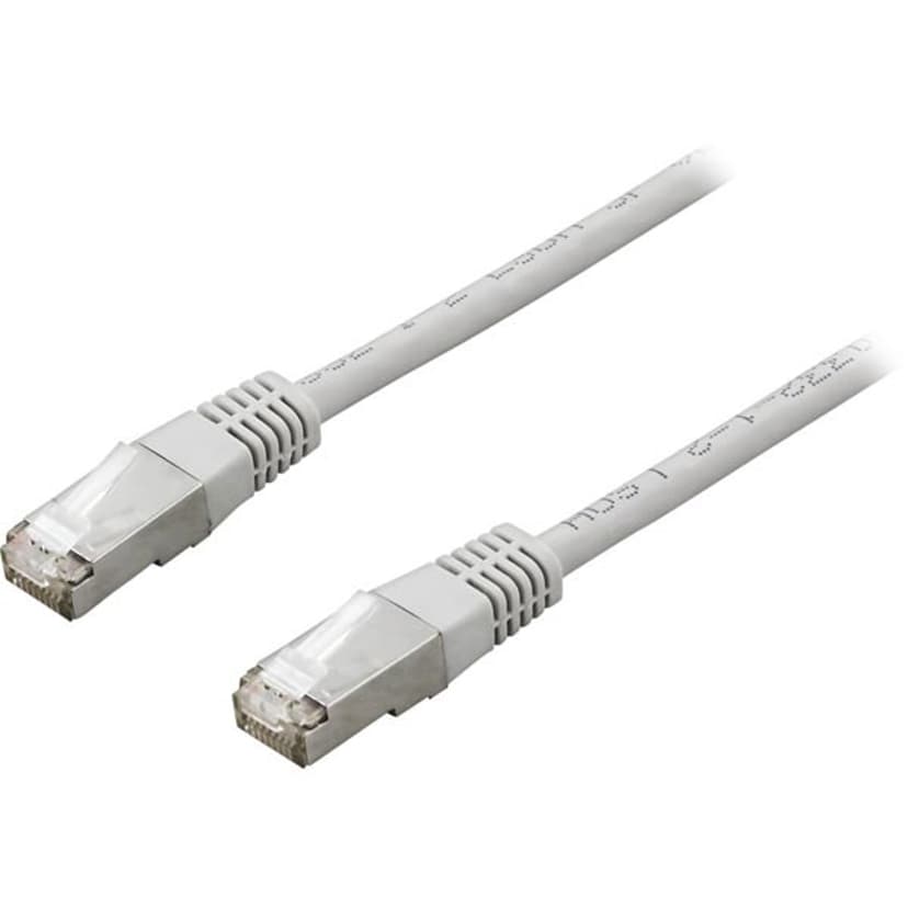 Deltaco Kytkentäkaapeli RJ-45 Cat7 30m Harmaa