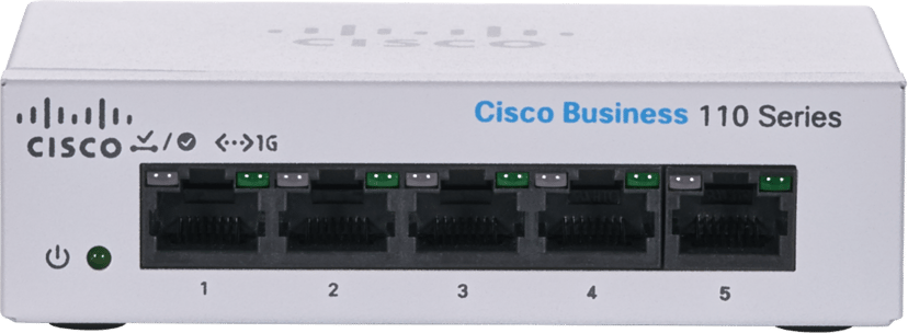 Cisco CBS110 5-Port Desktop Switch