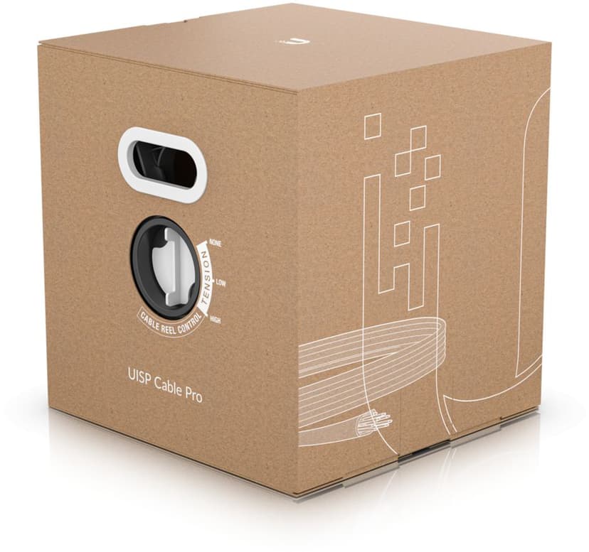 Ubiquiti Bulkkikaapeli UISP Cable Pro Cat5e 305m Musta