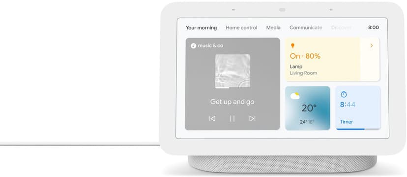 Google Nest Hub 2nd Gen Kalk Vit