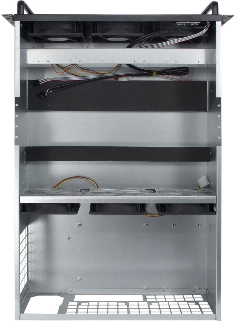 Inter-Tech 4W2 Mining Rack 4U 19" Rack Grå, Svart