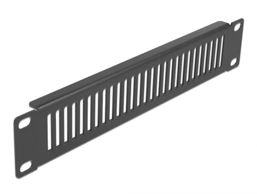 Delock Täckpanel med ventilation 10" 1U Svart