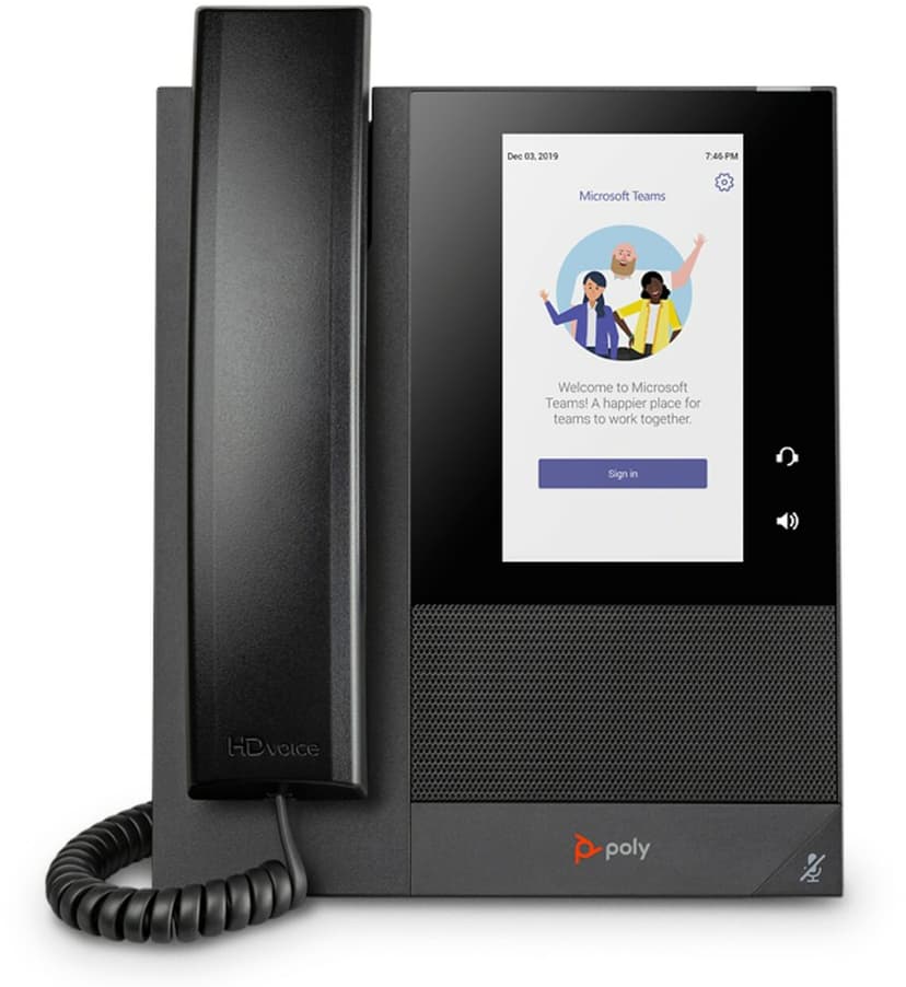 Poly CCX 400 IP-telefon Sort IPS