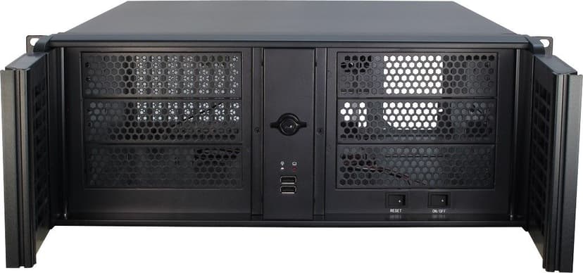 Inter-Tech 4U 4098-S 19" Rack Svart