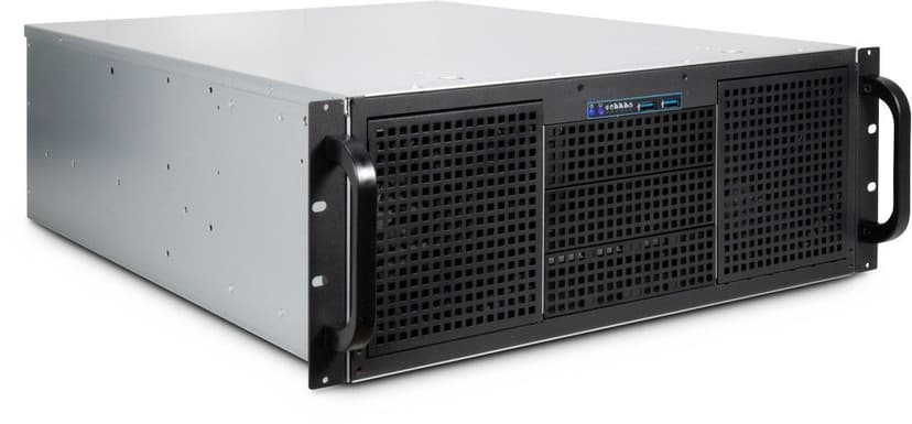 Inter-Tech 4U 40255 19" - (Kuppvare klasse 2) Rack Grå, Svart