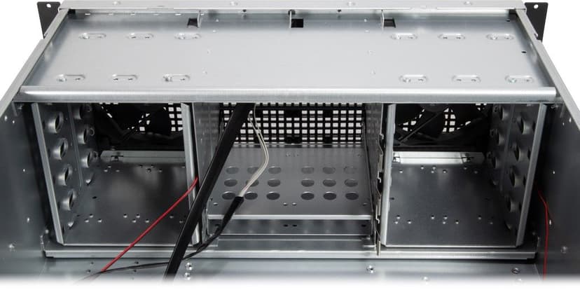 Inter-Tech 4U 40255 19" Rack Grå, Svart