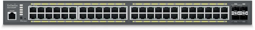 Engenius ECS1552FP verkkokytkin Hallittu L2 Gigabit Ethernet (10/100/1000) Power over Ethernet -tuki 1U musta