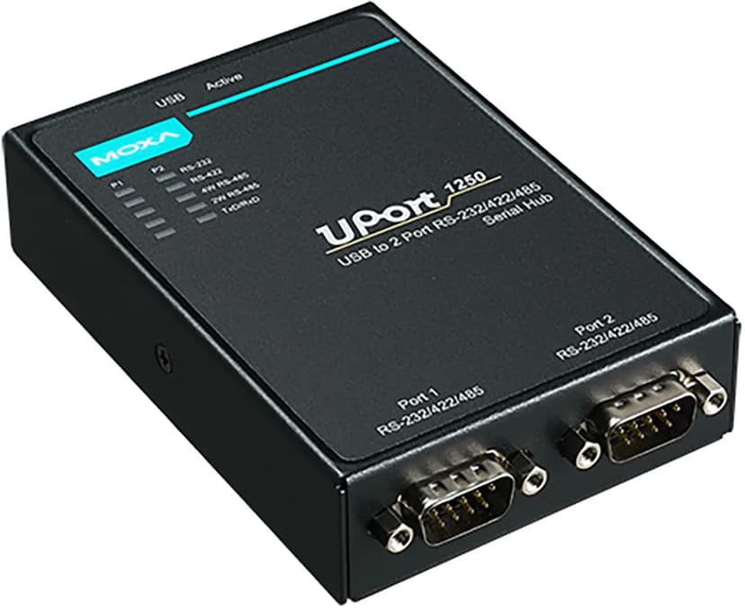 Moxa UPort 1250 seriële converter/repeater/isolator USB 2.0 RS-232/422/485