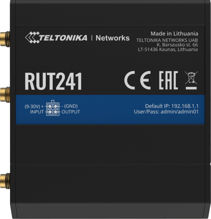 Teltonika RUT241 Industrial LTE Wireless Router