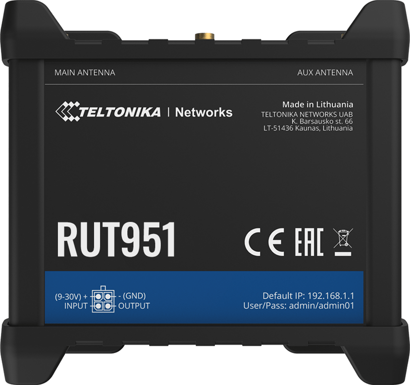 Teltonika RUT951 Industriell LTE Router #Global