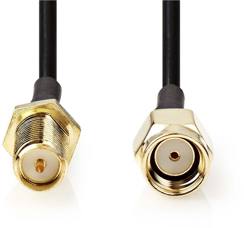 Nedis WiFi-antennkabel RP-SMA 2M RP-SMA RP-SMA 2m Svart