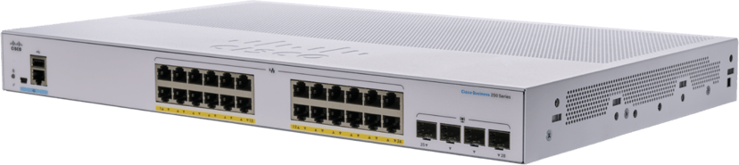 Cisco CBS250 24G 4SFP+ PoE 195W Smart Switch