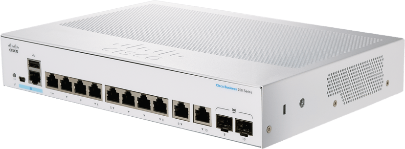 Cisco CBS250 8G 2SFP Smart Switch