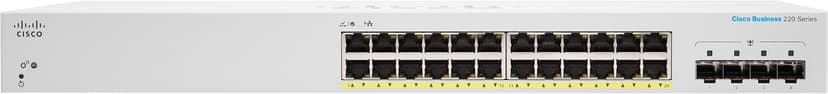 Cisco CBS220 24G 4SFP PoE 195W Smart Switch