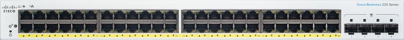 Cisco CBS220 48G 4SFP PoE 382W Smart Switch