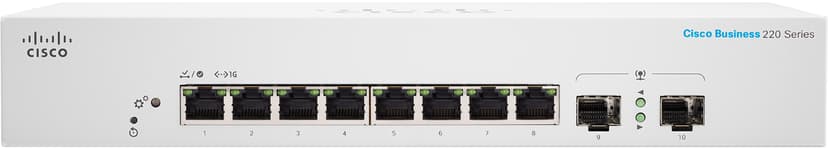 Cisco CBS220 8G 2SFP Smart Switch