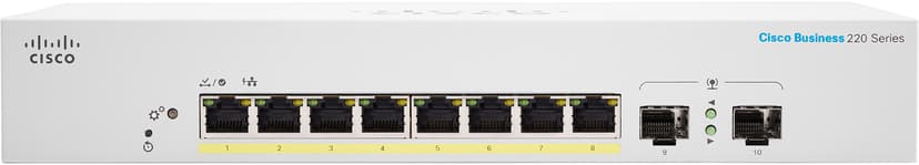 Cisco CBS220 8G 2SFP PoE 130W Smart Switch