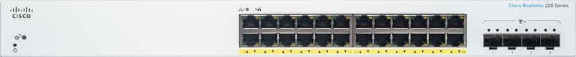 Cisco CBS220 24G 4SFP+ PoE 382W Smart Switch