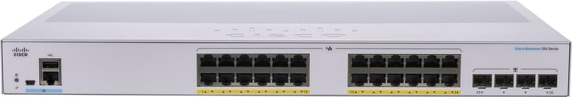 Cisco CBS350 24G 4SFP+ PoE 195W Managed Switch