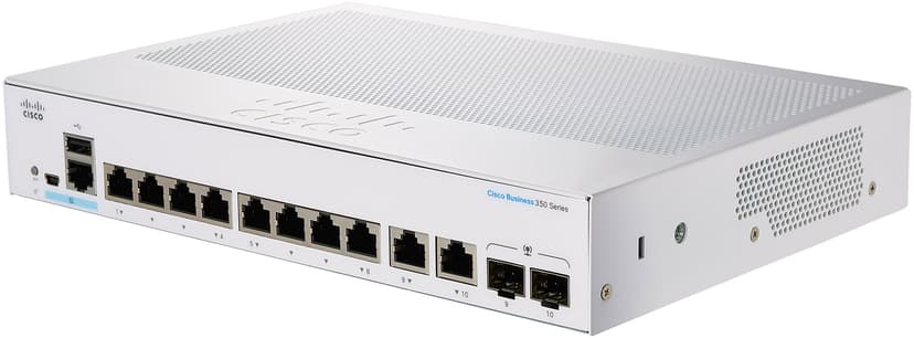 Cisco CBS350 8G 2SFP Ext PSU Managed Switch