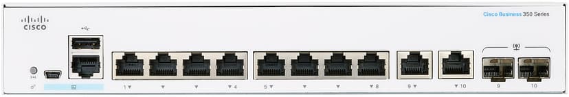 Cisco CBS350 8G 2SFP Ext PSU Managed Switch