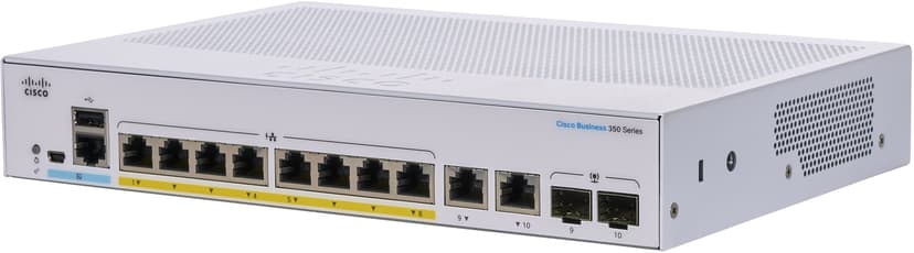 Cisco CBS350 8G 2SFP PoE 67W Managed Switch