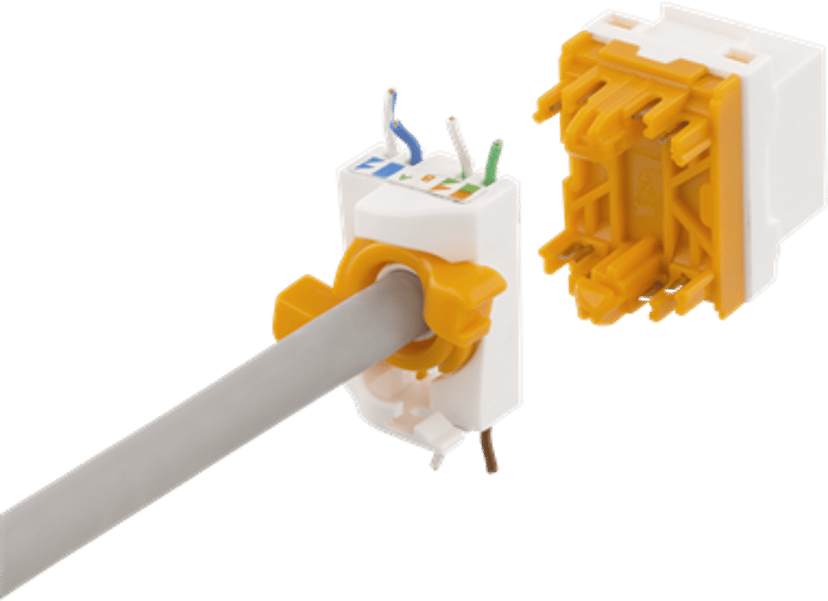 Deltaco Keystone RJ45 LSA CAT6a UTP Tool-Free