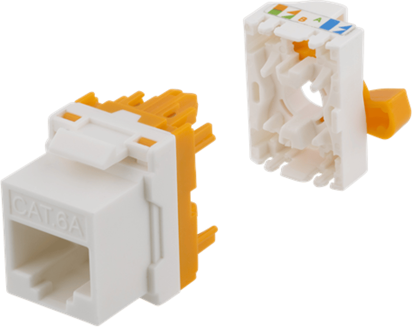 Deltaco Keystone RJ45 LSA CAT6a UTP Tool-Free