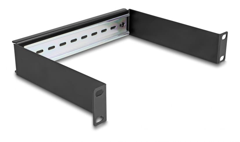 Delock Rackmonterad DIN-skena 1U 10"
