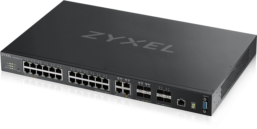 Zyxel XGS4600-32 Håndtert L3 Gigabit Ethernet (10/100/1000) Sort